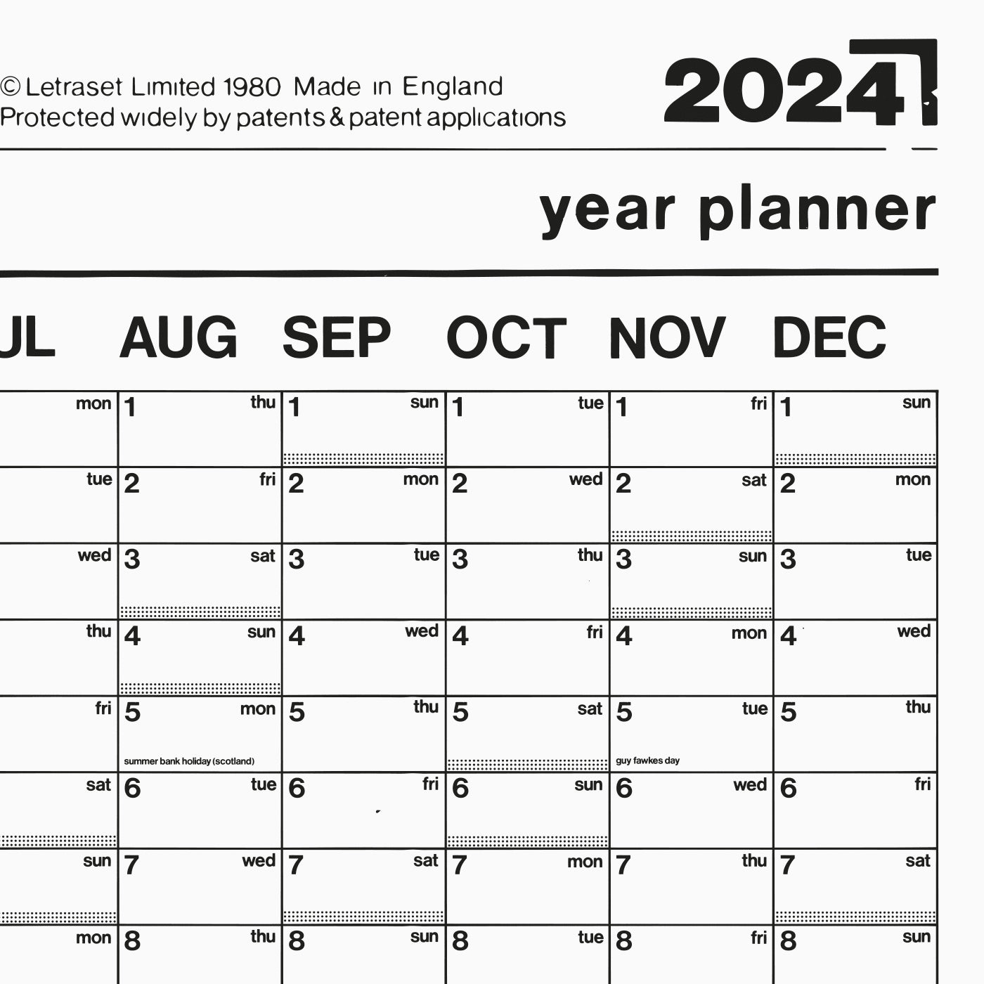 2024 Year Planner Portrait