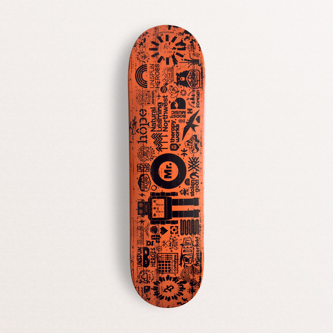 Mr O - 25 Anniversary promotional deck. 8.25"