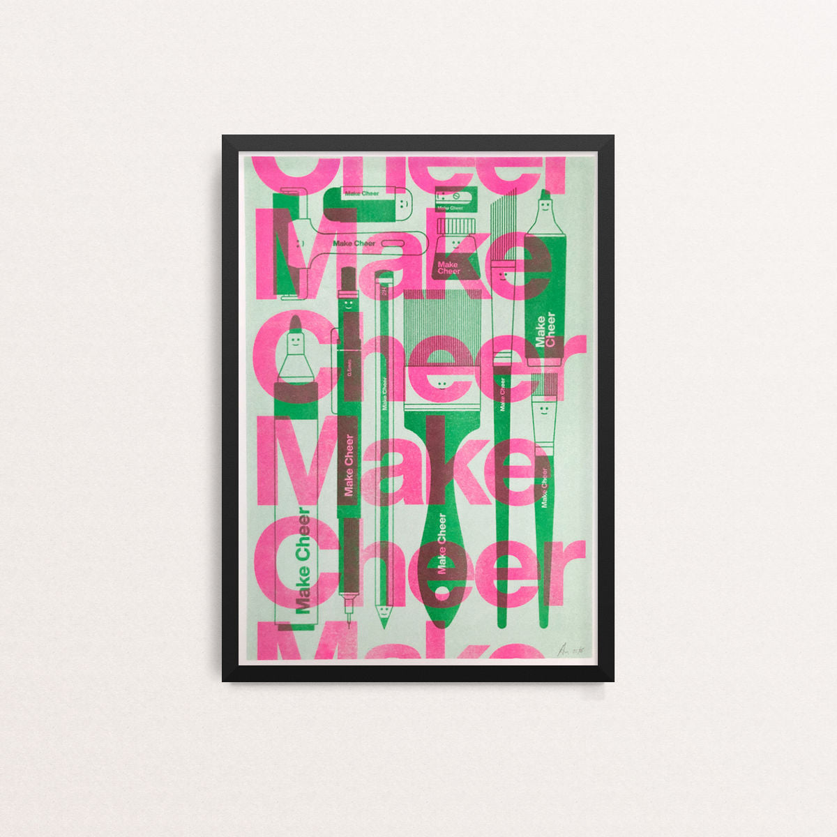 Make Cheer - Limited Edition Riso Print