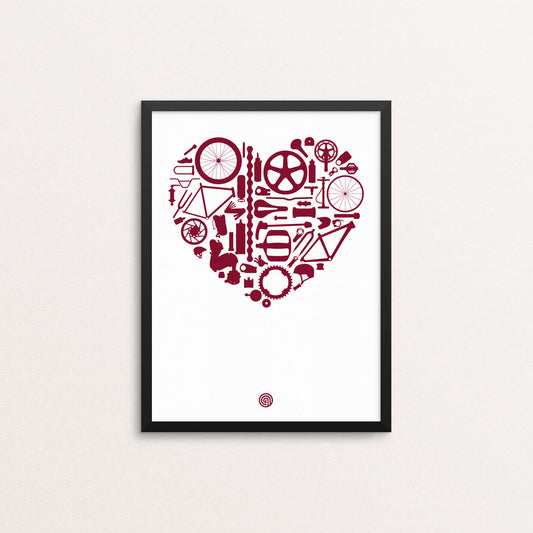 Bike Love - Giclee Print Open Edition