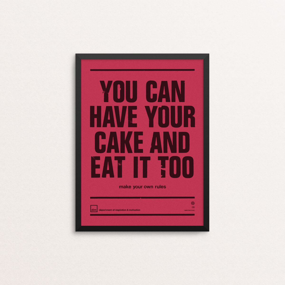Make Your Own Rules - Ltd Edition Vermilion