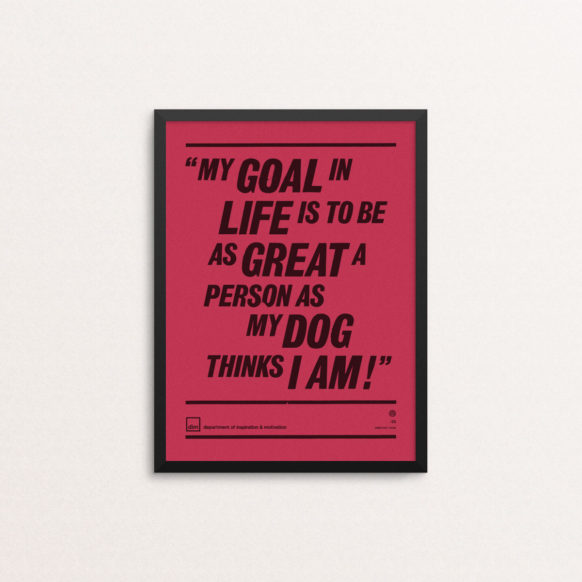 My Goal In Life - Ltd Edition Vermilion