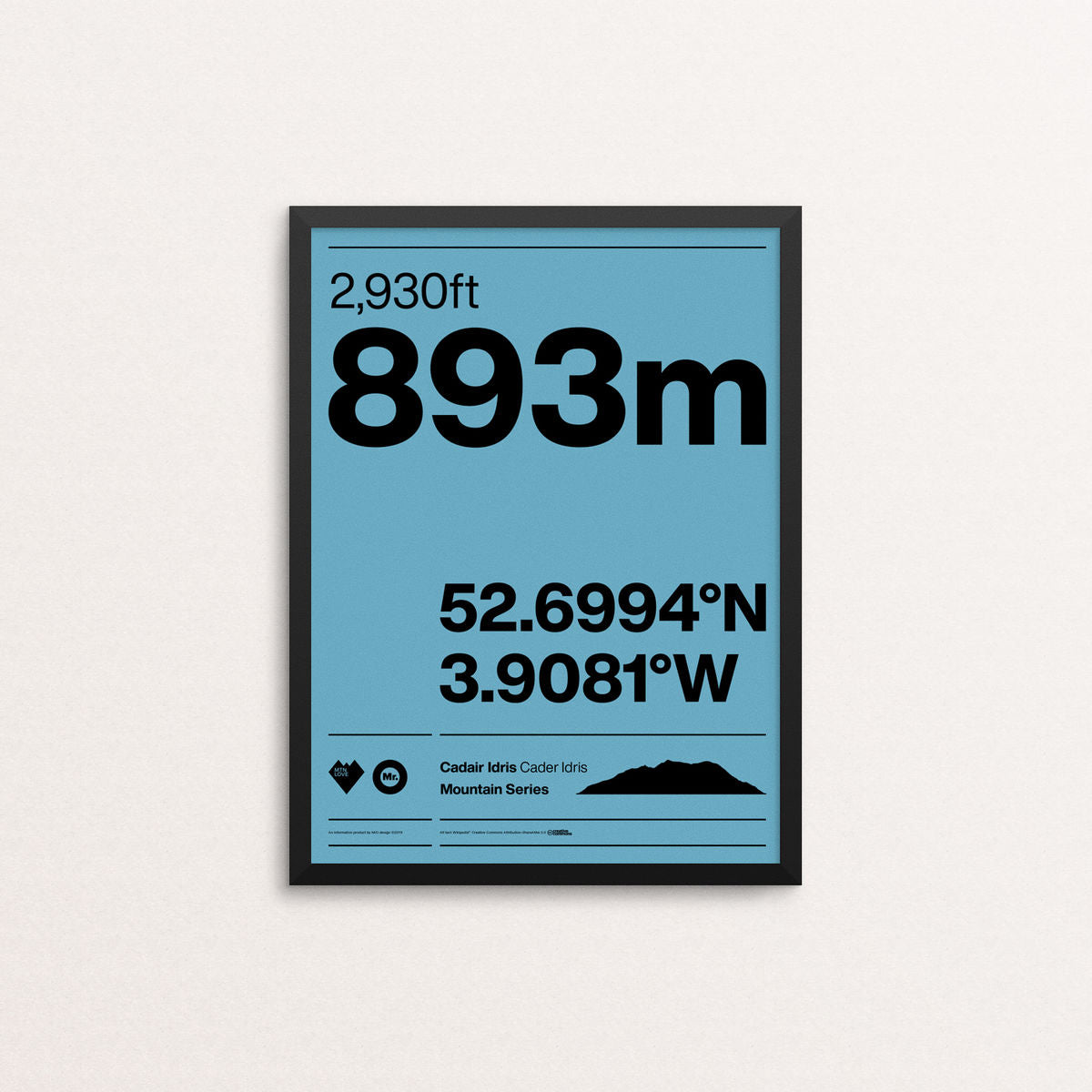 MTN Love - Cader Idris Minimalist