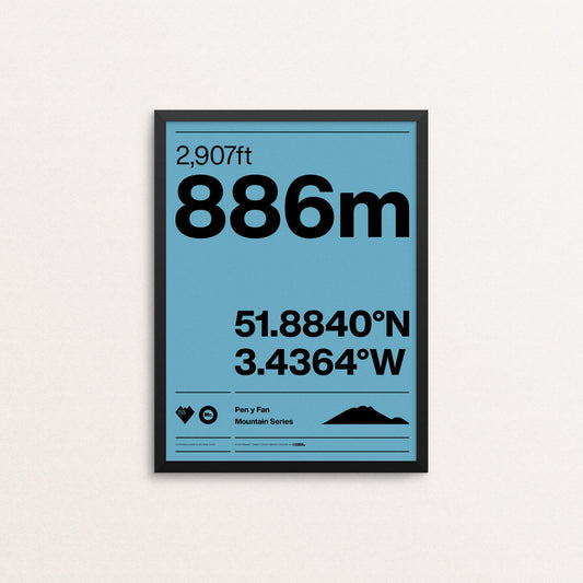 MTN Love - Pen Y Fan Minimalist