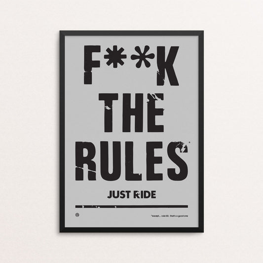 The Rules - Screen Print