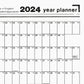 2024 Year Planner Landscape