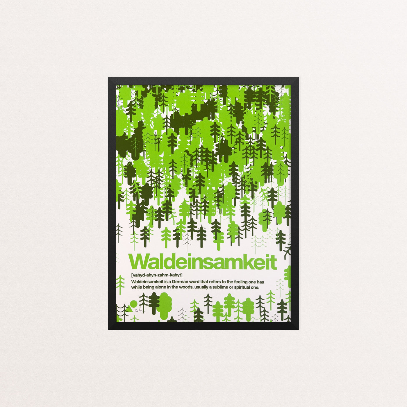 Waldeinsamkeit - Limited Edition Screen Print