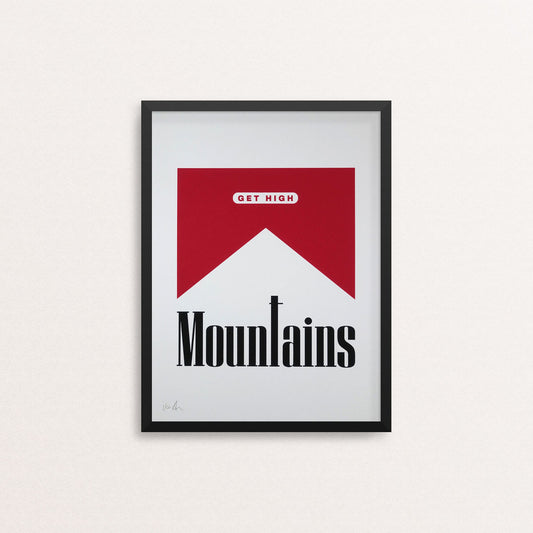 Mountains - Get High - Limited Edition Screen Print