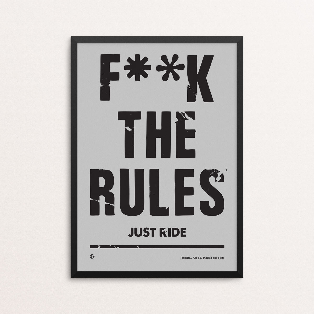 The Rules - Screen Print